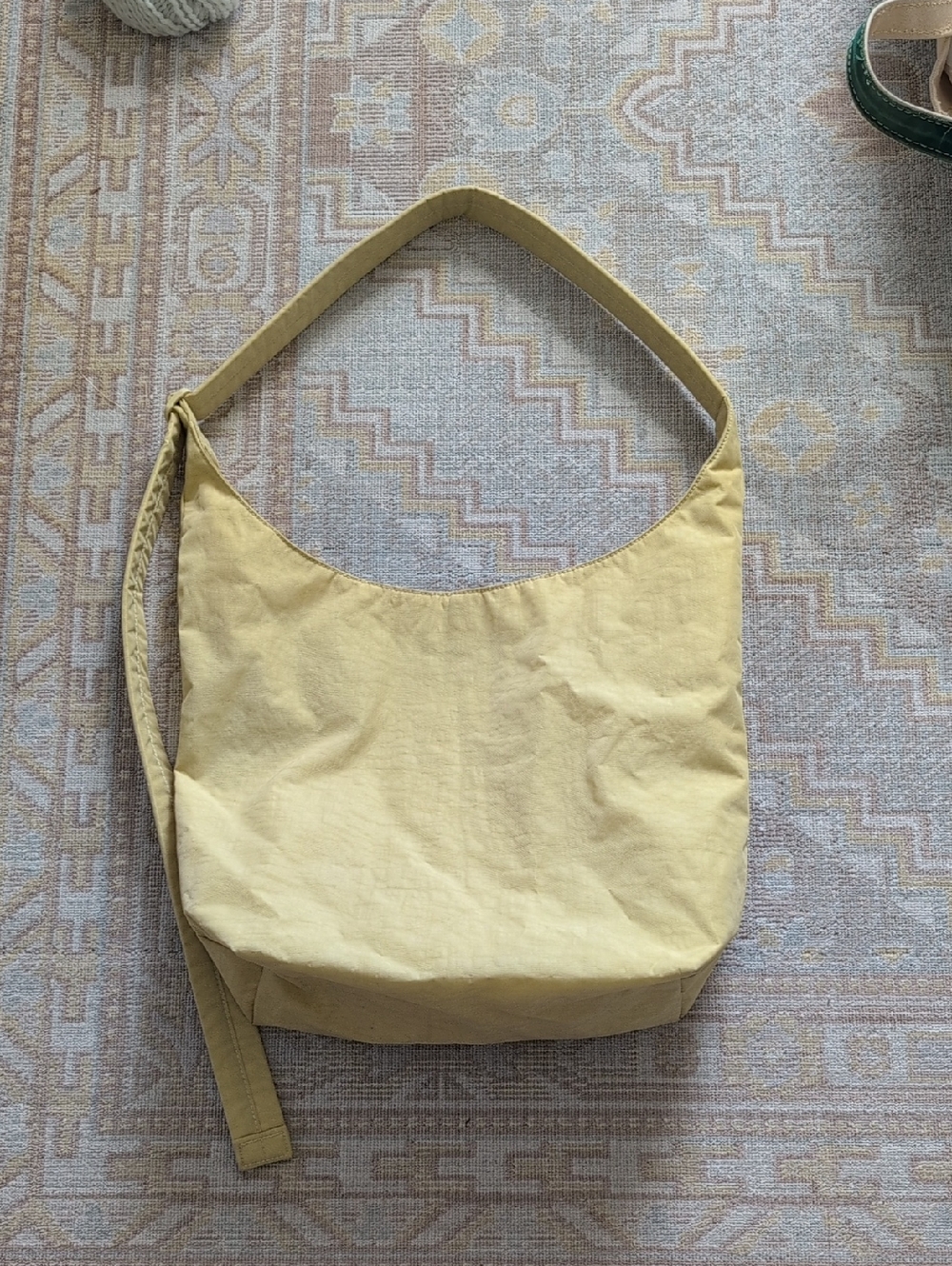 BAGGU Large Nylon Sling Bag Butter